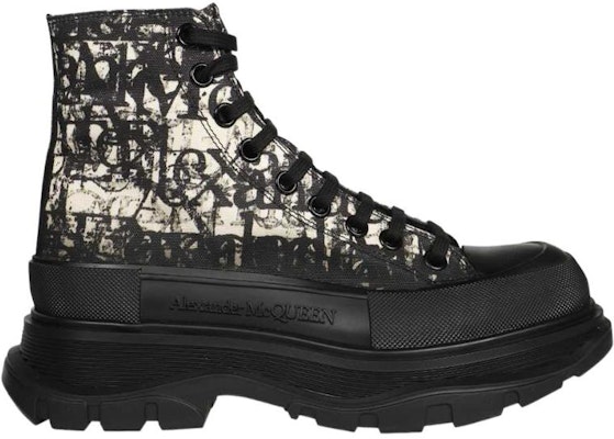 Alexander McQueen Leather Ankle Boot 'Triple Black' 727386W4TGI8917 Order Alexander McQueen Leather Ankle Boot 'Triple Black' 727386W4TGI8917