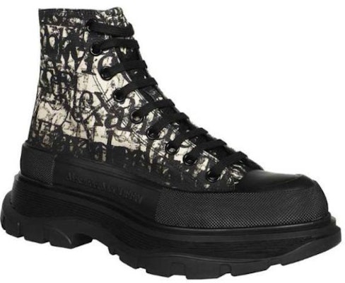 Alexander McQueen Leather Ankle Boot 'Triple Black' 727386W4TGI8917 Lookbook Alexander McQueen Leather Ankle Boot 'Triple Black' 727386W4TGI8917