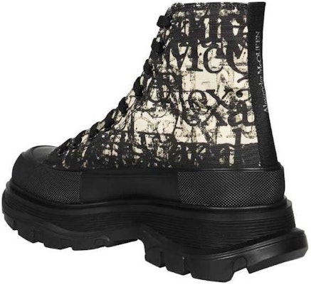 Alexander McQueen Leather Ankle Boot 'Triple Black' 727386W4TGI8917 Shop Alexander McQueen Leather Ankle Boot 'Triple Black' 727386W4TGI8917