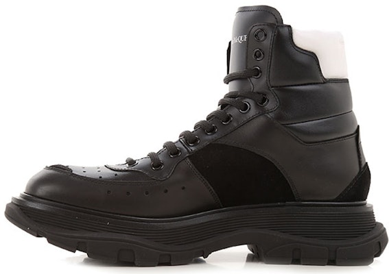 Alexander McQueen Sepatu Boot Kulit Coklat Hitam Ankle 627221WHRH61071 Buy Alexander McQueen Sepatu Boot Kulit Coklat Hitam Ankle 627221WHRH61071