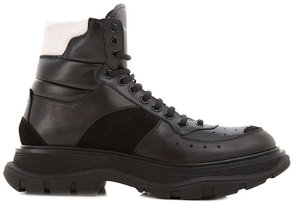 Alexander McQueen Leather Ankle Boots 'Brown Black' 627221WHRH61071 Order Alexander McQueen Leather Ankle Boots 'Brown Black' 627221WHRH61071