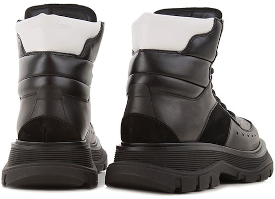 Alexander McQueen Leather Ankle Boots 'Brown Black' 627221WHRH61071 Shop Alexander McQueen Leather Ankle Boots 'Brown Black' 627221WHRH61071