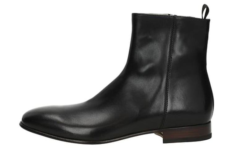 Alexander McQueen Leather Boot 'Sleek Casual Black' 506625WHRS01000