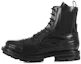 Buy Alexander McQueen Sepatu Bot Kulit 'Hitam' 667912WHRWM1000
