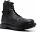 Lookbook Alexander McQueen Sepatu Bot Kulit 'Hitam' 667912WHRWM1000