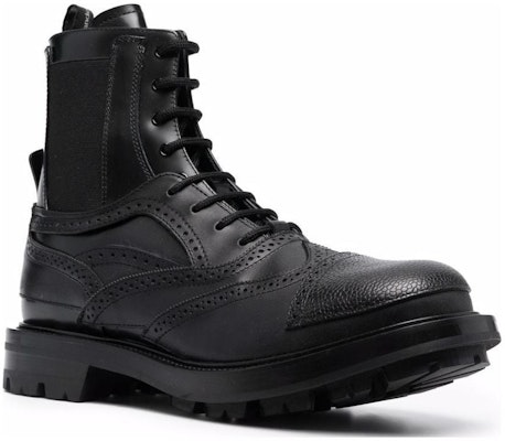 Alexander McQueen Leather Boots 'Black' 667912WHRWM1000 Lookbook Alexander McQueen Leather Boots 'Black' 667912WHRWM1000