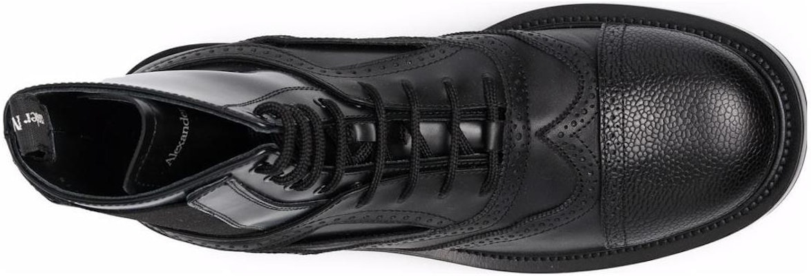 Alexander McQueen Leather Boots 'Black' 667912WHRWM1000 Shop Alexander McQueen Leather Boots 'Black' 667912WHRWM1000