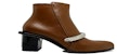 Alexander McQueen Leather Boots 'Brown Ankle' 633482WHWQ82084Brown
