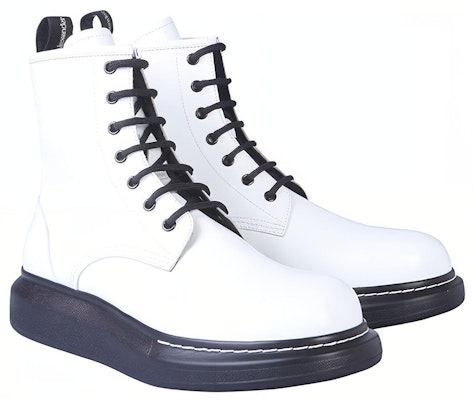 Alexander McQueen Leather Boots 'White' 586191WHX519061 Lookbook Alexander McQueen Leather Boots 'White' 586191WHX519061