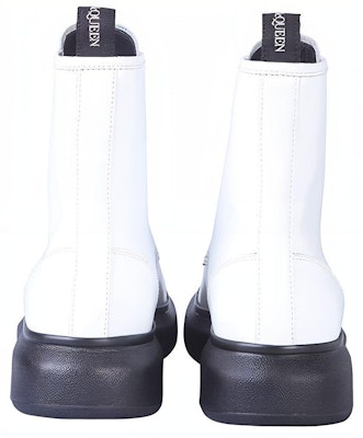 Alexander McQueen Leather Boots 'White' 586191WHX519061 Purchase Alexander McQueen Leather Boots 'White' 586191WHX519061