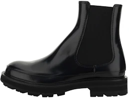 Alexander McQueen Leather Chelsea Boots 'Black Slip-On' 736511WIC6G1000 Alexander McQueen Leather Chelsea Boots 'Black Slip-On' 736511WIC6G1000