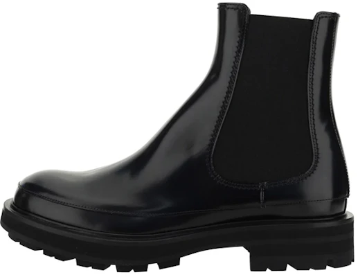 Botas Chelsea de Cuero Alexander McQueen 'Slip-On Negras'. 736511WIC6G1000 Buy Botas Chelsea de Cuero Alexander McQueen 'Slip-On Negras'. 736511WIC6G1000