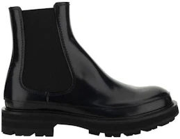 Order Bottes Chelsea en cuir Alexander McQueen ''Noir Slip-On''. 736511WIC6G1000