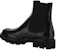 Alexander McQueen But Chelsea Kulit 'Black Slip-On' 736511WIC6G1000