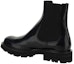 Shop Alexander McQueen But Chelsea Kulit 'Black Slip-On' 736511WIC6G1000