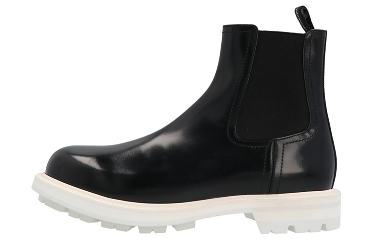 Alexander McQueen Chelsea Boot 'Black White' 683568WHZ8C1053