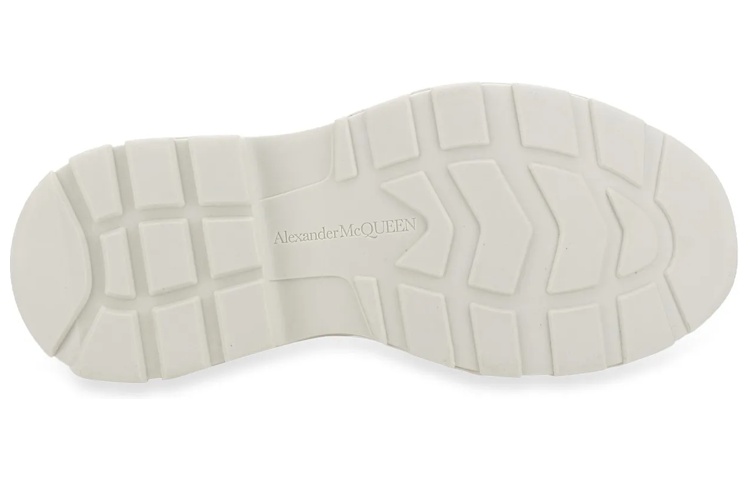 Alexander McQueen Leather Chunky Chelsea Boots 'Black White' 圖 4