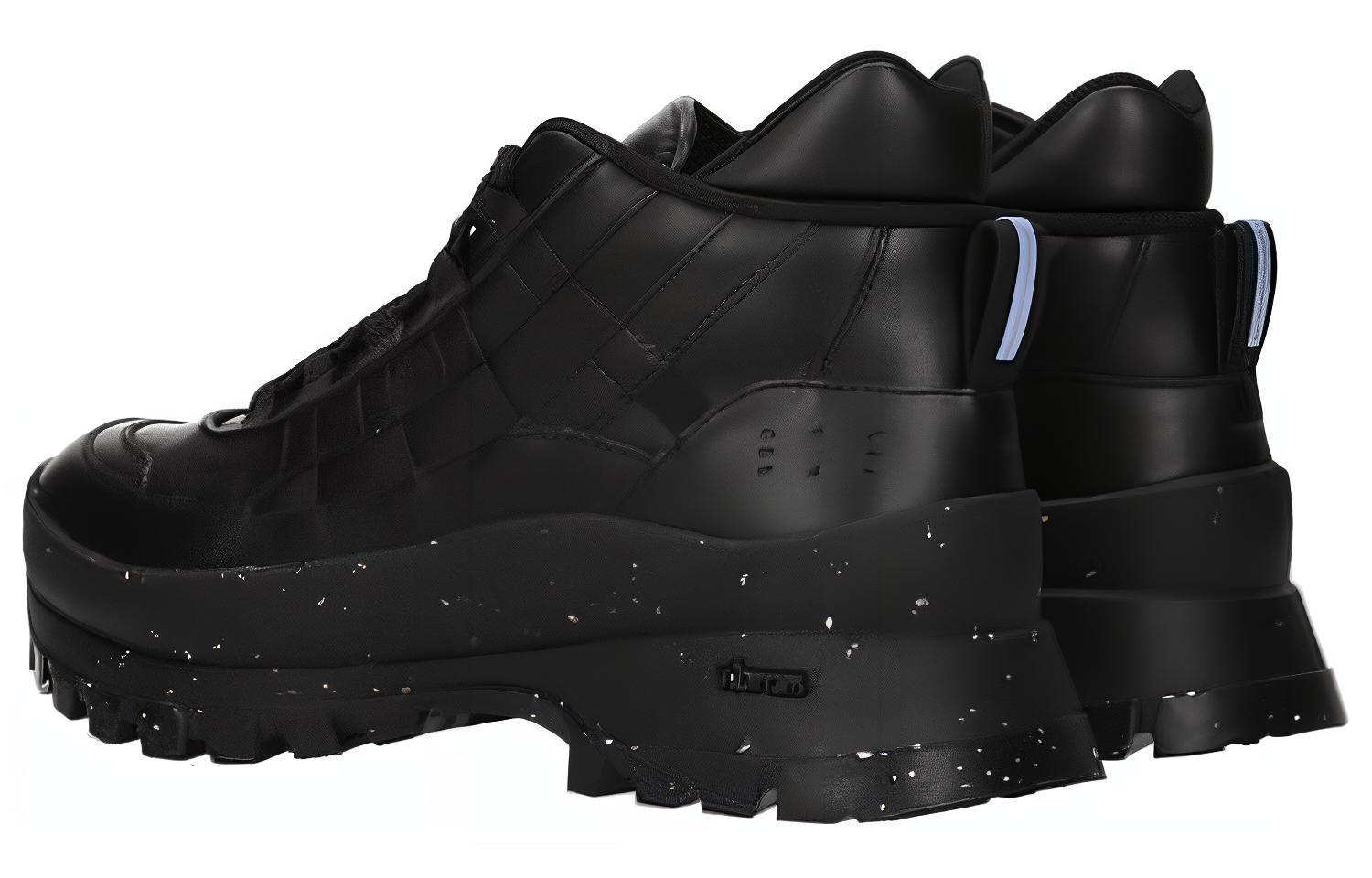 Lookbook 알렉산더 맥퀸 블랙 가죽 앵클부츠 652432R27321000