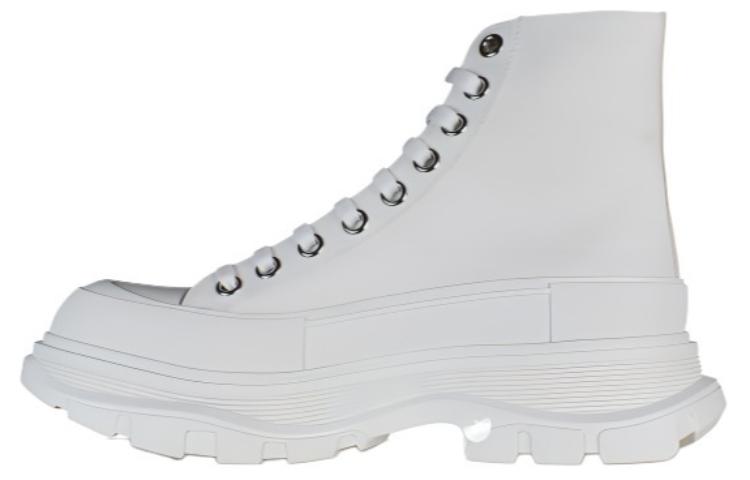Alexander McQueen Leather High-Top 'White' 6004254W4L329000
