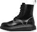 Buy But Ankle Kulit Alexander McQueen 'Black Fashion' Lace-Up. 682487WIB521081
