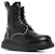 But Ankle Kulit Alexander McQueen 'Black Fashion' Lace-Up. 682487WIB521081