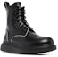 Order But Ankle Kulit Alexander McQueen 'Black Fashion' Lace-Up. 682487WIB521081