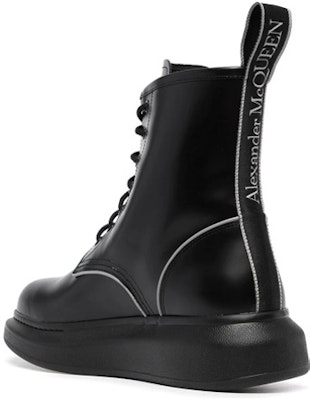Alexander McQueen Leather Lace-Up Ankle Boot 'Black Fashion' 682487WIB521081 Lookbook Alexander McQueen Leather Lace-Up Ankle Boot 'Black Fashion' 682487WIB521081