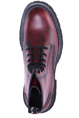 Alexander McQueen Leather Lace-Up Ankle Boot 'Red Brown' 711119WHU346042 Lookbook Alexander McQueen Leather Lace-Up Ankle Boot 'Red Brown' 711119WHU346042