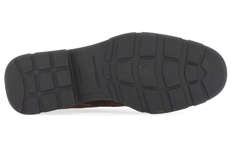 Purchase Alexander McQueen Leder-Schnürstiefel ''Braun Mode'' 728255WIA5N2118