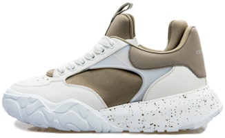 Alexander McQueen Leather Lace-Up Low Top 'White Tan' 727366WIAAS8929 Alexander McQueen Leather Lace-Up Low Top 'White Tan' 727366WIAAS8929