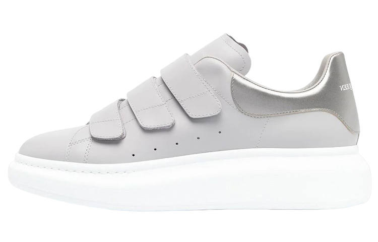 Alexander McQueen Leather Low 'Grey Fashion' 712135WICGEGREY
