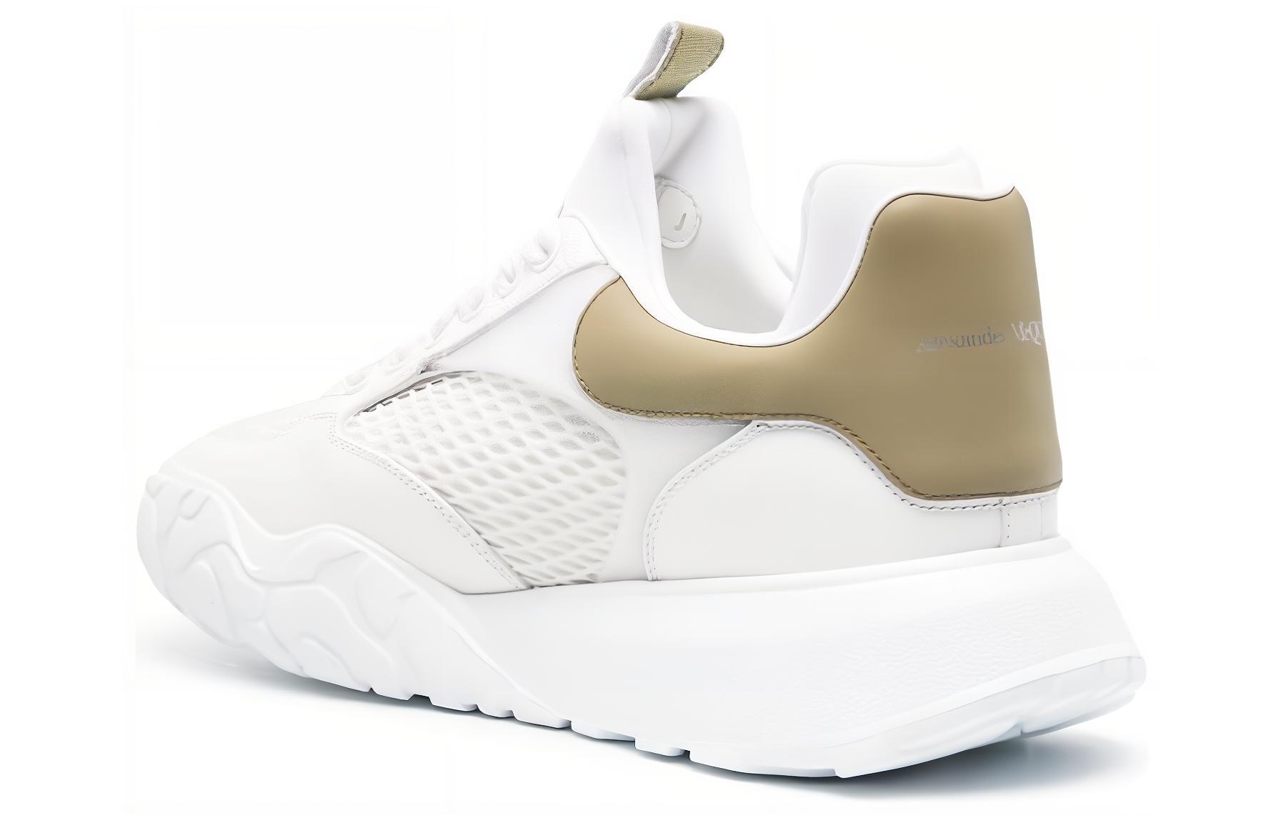 Shop Alexander McQueen Kulit Rendah 'Fesyen Serbaguna Putih' 777227W4XI38737