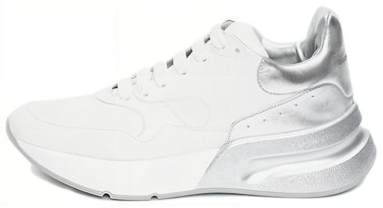 亚历山大·麦昆白银色低帮皮鞋 552046WHT9G9071 Buy 亚历山大·麦昆白银色低帮皮鞋 552046WHT9G9071