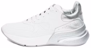 Alexander McQueen Leather Low 'White Silver' 552046WHT9G9071 Alexander McQueen Leather Low 'White Silver' 552046WHT9G9071