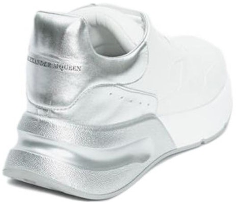 Alexander McQueen Kulit Rendah 'Putih Perak' 552046WHT9G9071 Lookbook Alexander McQueen Kulit Rendah 'Putih Perak' 552046WHT9G9071