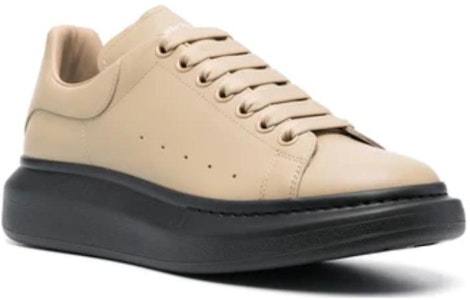 Sepatu Alexander McQueen Larry 'Beige Hitam' 727388WHTQ49787 Lookbook Sepatu Alexander McQueen Larry 'Beige Hitam' 727388WHTQ49787