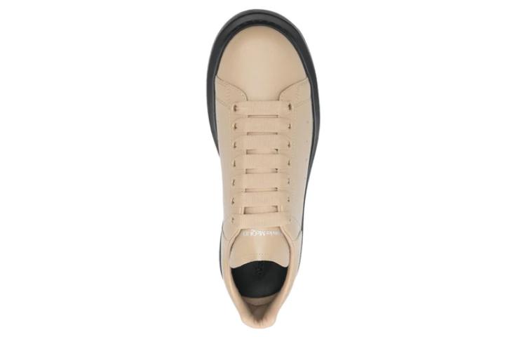 Shop Sepatu Alexander McQueen Larry 'Beige Hitam' 727388WHTQ49787