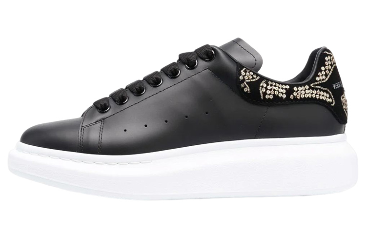 Alexander McQueen Leather Low Top 'Black Fashion' 683674WIB931081