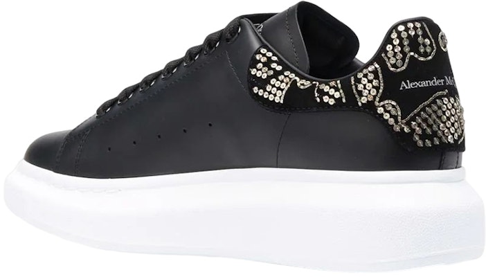 Alexander McQueen Leather Low Top 'Black Fashion' 683674WIB931081 Shop Alexander McQueen Leather Low Top 'Black Fashion' 683674WIB931081