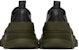 Alexander McQueen Leather Low Top 'Black Green' 627225WHZ621447