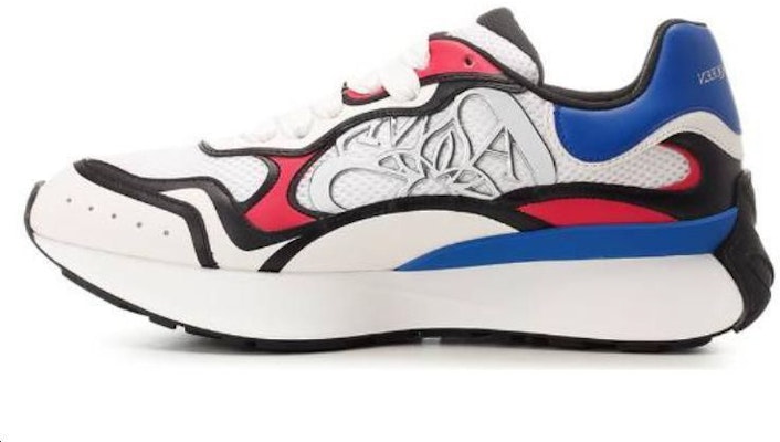 Alexander McQueen Leather Low Top 'Comfort Versatile White Blue' 750331W4WN48841 Buy Alexander McQueen Leather Low Top 'Comfort Versatile White Blue' 750331W4WN48841