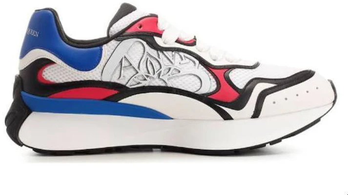 Alexander McQueen Leren Low Top ''Comfort Veelzijdig Wit Blauw'' 750331W4WN48841 Order Alexander McQueen Leren Low Top ''Comfort Veelzijdig Wit Blauw'' 750331W4WN48841