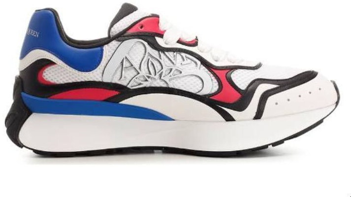 Alexander McQueen Leather Low Top 'Comfort Versatile White Blue' 750331W4WN48841 Order Alexander McQueen Leather Low Top 'Comfort Versatile White Blue' 750331W4WN48841