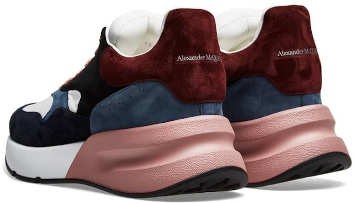 Alexander McQueen Leather Low Top 'Pink Black' 553683WHBGD8489 Shop Alexander McQueen Leather Low Top 'Pink Black' 553683WHBGD8489