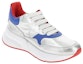 Order Alexander McQueen Leather Low Top 'Silver Red' 552042WHUD18491