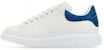 Alexander McQueen Leather Low Top 'White Blue' 777220WIE9N8756