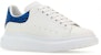 Alexander McQueen Leather Low Top 'White Blue' 777220WIE9N8756