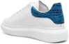 Details for Alexander McQueen Leather Low Top 'White Blue' 777220WIE9N8756