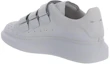 Shop Alexander McQueen Leather Low Top Platform Sneakers 'White' 727399WICGY9000