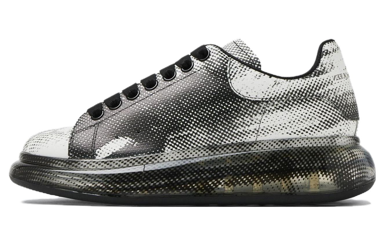 Alexander McQueen Leather Low Top Sneaker 'Black White' 735775WICYX9061